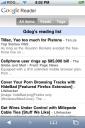 Google Reader for the iPhone
