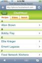 Food Network on the iPhone