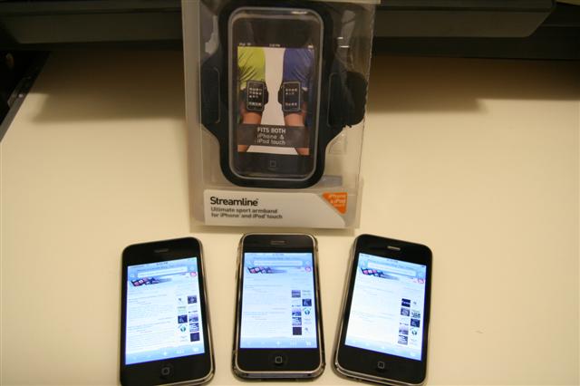 a clear plastic screen protector (the touch sensitivity was not affected, 