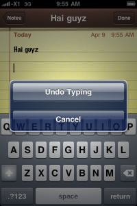 Undo